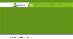 Desktop Screenshot of impactfoldingdoorsmiami.com